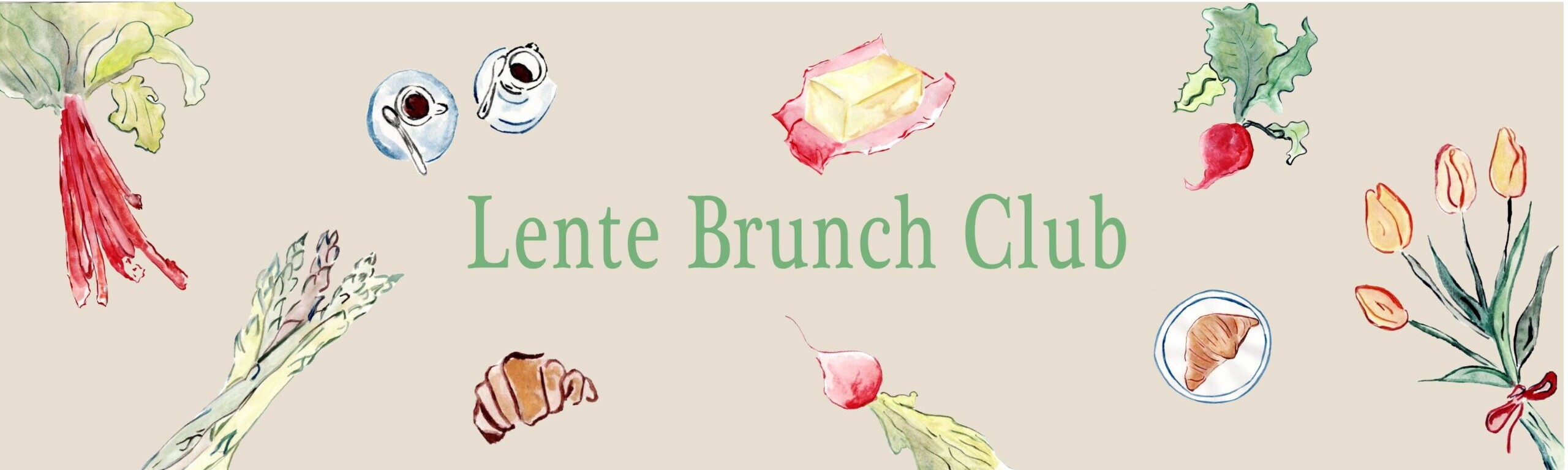 Lente brunch club banner