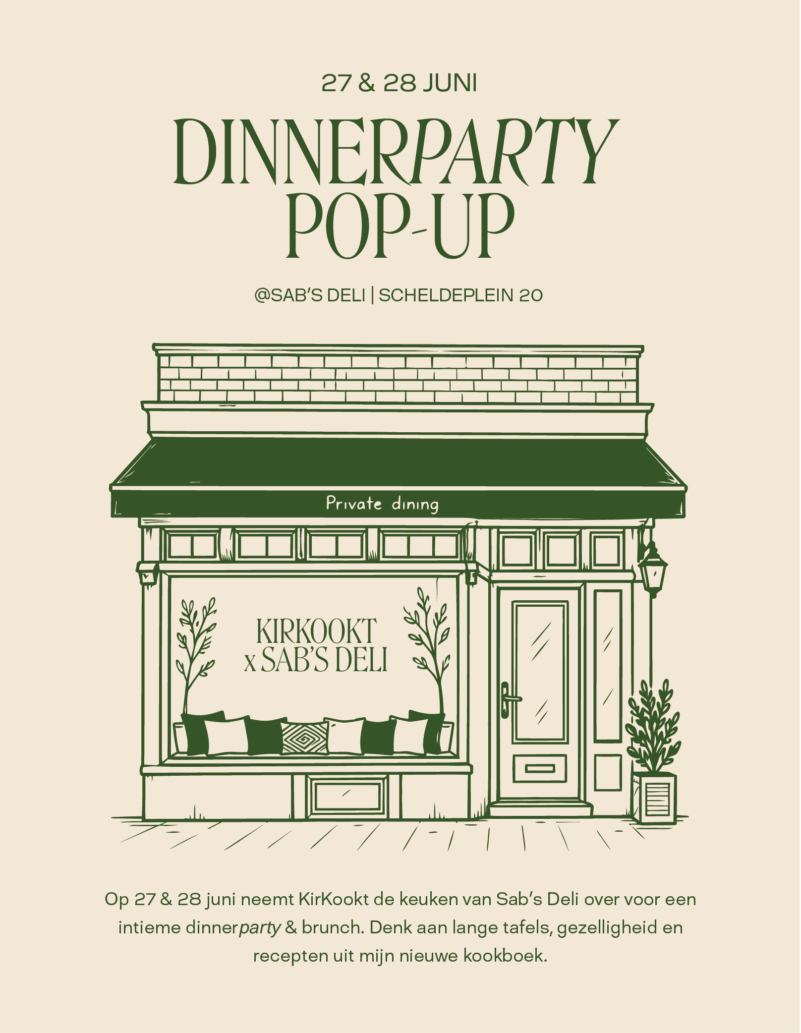 Dinnerparty pop-up